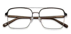 Black Square Full Rim Unisex Eyeglasses by John Jacobs-225077