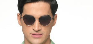Silver Cat Eye Full Rim Women Sunglasses by Vincent Chase Polarized-210006