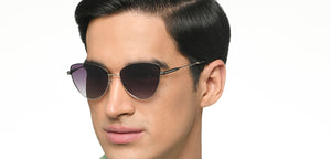 Silver Cat Eye Full Rim Women Sunglasses by Vincent Chase Polarized-210006