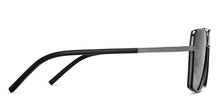 Load image into Gallery viewer, Silver Geometric Full Rim Unisex Sunglasses by Vincent Chase Polarized-209334