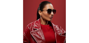 Silver Geometric Full Rim Unisex Sunglasses by Vincent Chase Polarized-209334