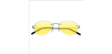 Load image into Gallery viewer, Silver Aviator Rimless Unisex Eyeglasses by John Jacobs-224986