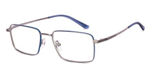 Load image into Gallery viewer, Silver Rectangle Full Rim Unisex Eyeglasses by Vincent Chase-222625