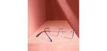 Load image into Gallery viewer, Silver Rectangle Full Rim Unisex Eyeglasses by Vincent Chase-222625