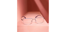 Load image into Gallery viewer, Silver Rectangle Full Rim Unisex Eyeglasses by Vincent Chase-222625