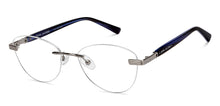 Load image into Gallery viewer, Silver Round Rimless Unisex Eyeglasses by John Jacobs Online-213501