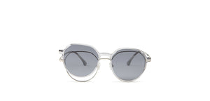 Silver Round Full Rim Unisex Eyeglasses by Lenskart Air-220238