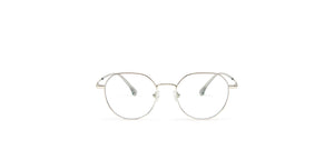 Silver Round Full Rim Unisex Eyeglasses by Lenskart Air-220238