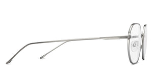Silver Geometric Full Rim Unisex Eyeglasses by Lenskart Air-211610