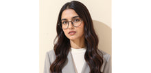 Load image into Gallery viewer, Silver Hexagonal Full Rim Unisex Eyeglasses by John Jacobs-233418