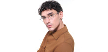 Load image into Gallery viewer, Silver Rectangle Full Rim Unisex Eyeglasses by Lenskart Air Online-222453