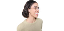 Load image into Gallery viewer, Silver Rectangle Full Rim Unisex Eyeglasses by Lenskart Air Online-222453