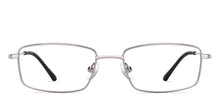 Load image into Gallery viewer, Silver Rectangle Full Rim Unisex Eyeglasses by Vincent Chase-219544