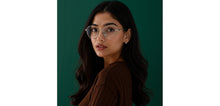 Load image into Gallery viewer, Silver Round Full Rim Unisex Eyeglasses by Lenskart-232702