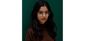 Silver Round Full Rim Unisex Eyeglasses by Lenskart-232702