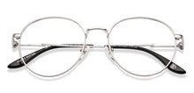 Load image into Gallery viewer, Silver Round Full Rim Unisex Eyeglasses by Lenskart-232702