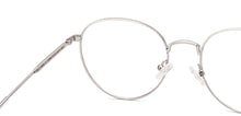 Load image into Gallery viewer, Silver Round Full Rim Women Eyeglasses by Lenskart-220684