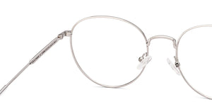 Silver Round Full Rim Women Eyeglasses by Lenskart-220684