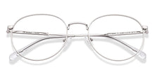 Load image into Gallery viewer, Silver Round Full Rim Women Eyeglasses by Lenskart-220684