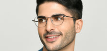 Load image into Gallery viewer, Silver Round Full Rim Unisex Eyeglasses by Vincent Chase-222699