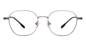 Silver Round Full Rim Unisex Eyeglasses by Vincent Chase-222699