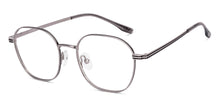 Load image into Gallery viewer, Silver Round Full Rim Unisex Eyeglasses by Vincent Chase-222699