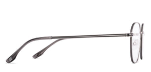 Silver Round Full Rim Unisex Eyeglasses by Vincent Chase-222699
