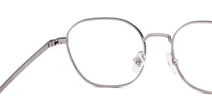 Silver Round Full Rim Unisex Eyeglasses by Vincent Chase-222699