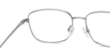 Load image into Gallery viewer, Silver Square Full Rim Unisex Eyeglasses by Lenskart Air-211602
