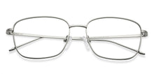 Load image into Gallery viewer, Silver Square Full Rim Unisex Eyeglasses by Lenskart Air-211602