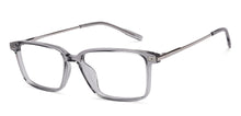 Load image into Gallery viewer, Silver Rectangle Full Rim Unisex Eyeglasses by Lenskart Air-217656