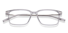 Load image into Gallery viewer, Silver Rectangle Full Rim Unisex Eyeglasses by Lenskart Air-217656