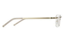 Load image into Gallery viewer, Silver Square Rimless Unisex Eyeglasses by Lenskart Air-211057