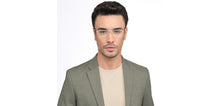 Load image into Gallery viewer, Silver Rectangle Half Rim Unisex Eyeglasses by Vincent Chase Online-207977