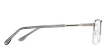 Load image into Gallery viewer, Silver Rectangle Half Rim Unisex Eyeglasses by Vincent Chase Online-207977