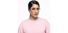 Load image into Gallery viewer, Silver Rectangle Rimless Unisex Eyeglasses by John Jacobs Online-209686