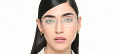 Load image into Gallery viewer, Silver Rectangle Rimless Unisex Eyeglasses by Vincent Chase-219468