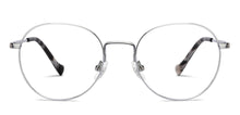Load image into Gallery viewer, Silver Round Full Rim Unisex Eyeglasses by John Jacobs Online-206517