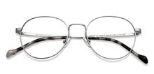 Load image into Gallery viewer, Silver Round Full Rim Unisex Eyeglasses by John Jacobs Online-206517