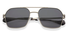 Load image into Gallery viewer, Silver Square Full Rim Unisex Sunglasses by John Jacobs-216879