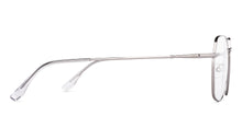 Load image into Gallery viewer, Silver Geometric Full Rim Unisex Eyeglasses by Vincent Chase-219185