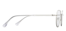 Load image into Gallery viewer, Silver Round Full Rim Unisex Eyeglasses by Vincent Chase-204440