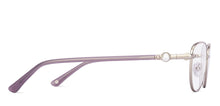 Load image into Gallery viewer, Silver Cat Eye Full Rim Women Eyeglasses by John Jacobs-225396