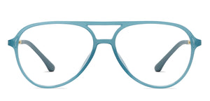 Blue Aviator Full Rim Unisex Eyeglasses by Lenskart Air Online-201538