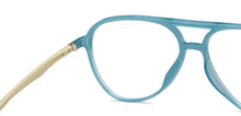 Load image into Gallery viewer, Blue Aviator Full Rim Unisex Eyeglasses by Lenskart Air Online-201538