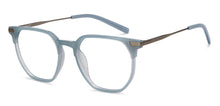 Load image into Gallery viewer, Light Blue Square Full Rim Unisex Eyeglasses by Lenskart Air-206039