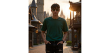 Load image into Gallery viewer, Gunmetal Rectangle Rimless Unisex Sunglasses by Lenskart-232725