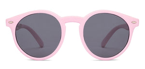 Pink Round Full Rim Women Sunglasses by Hooper-223449