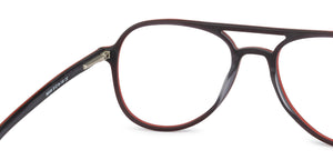 Black Aviator Full Rim Unisex Eyeglasses by Vincent Chase Online-140995