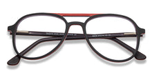 Load image into Gallery viewer, Black Aviator Full Rim Unisex Eyeglasses by Vincent Chase Online-140995